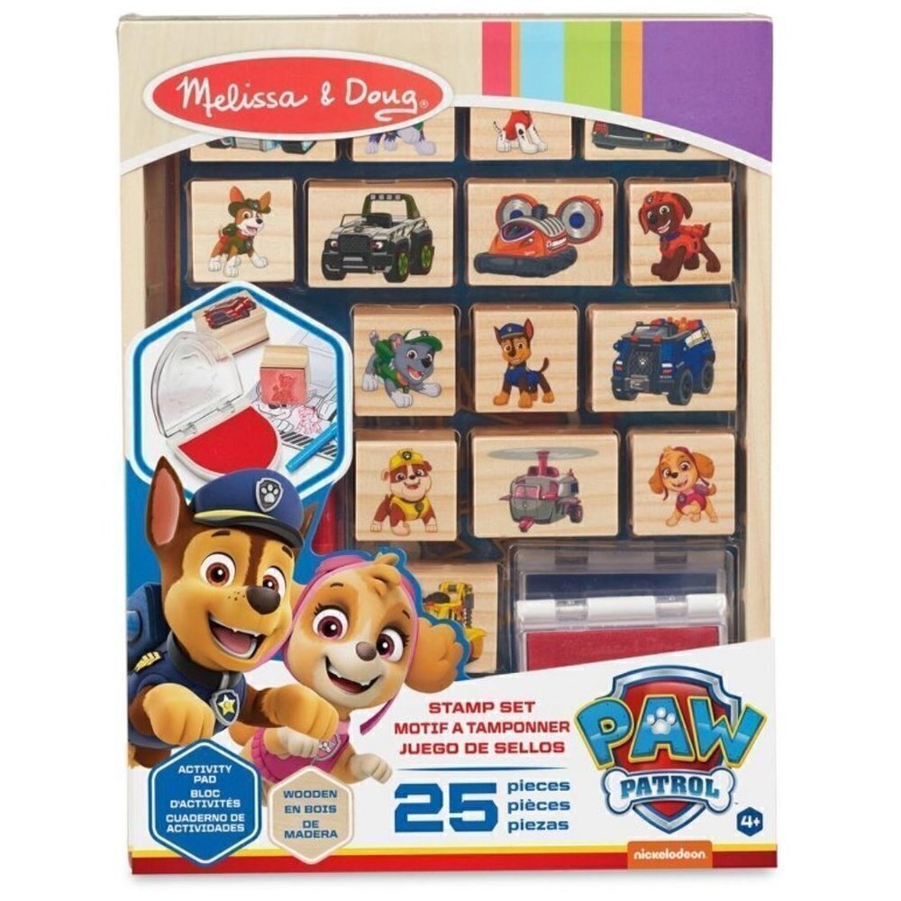 Melissa & Doug PAW Patrol Wooden Activity Stamp Set